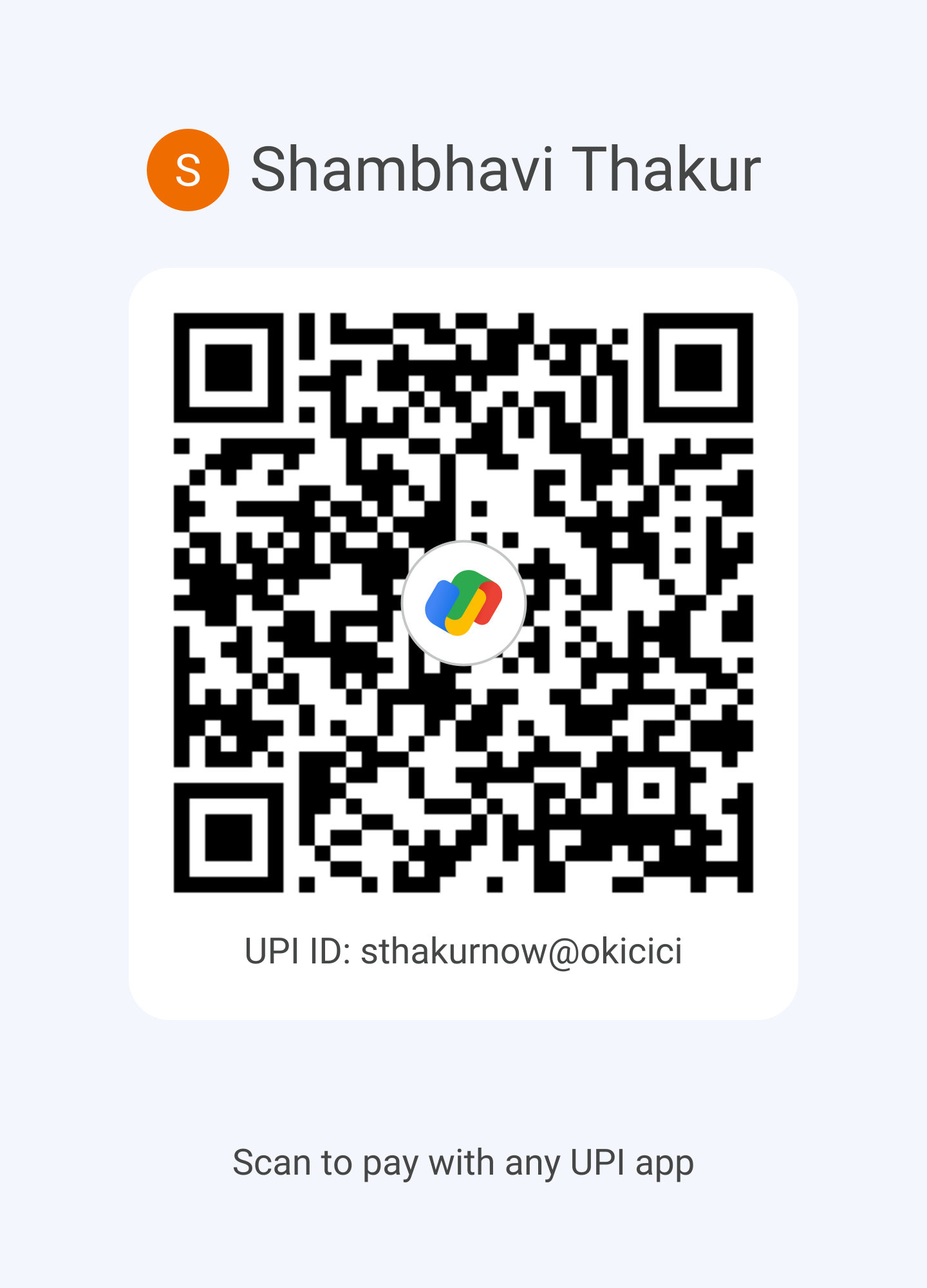 UPI Payment QR Code